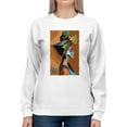 thumbnail image 1 of Pastell Side Profile Portrait Sweatshirt Women -David Coleman Jr Designs, Female Large, 1 of 4