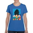 thumbnail image 1 of Pastell Sunflower Woman T-shirt Women's -Hulya Ozdemir Designs, Female 4X-Large, 1 of 4
