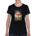 thumbnail image 1 of Pastell The Wish T-Shirt Womens -Charlotte Bird Designs, Female Regular Fit, 1 of 4