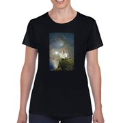 Pastell Wherever You Are T-Shirt Womens -Charlotte Bird Designs, Female Regular Fit