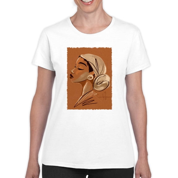 Pastell Woman's Side Profile T-Shirt Women -David Coleman Jr Designs, Female Large