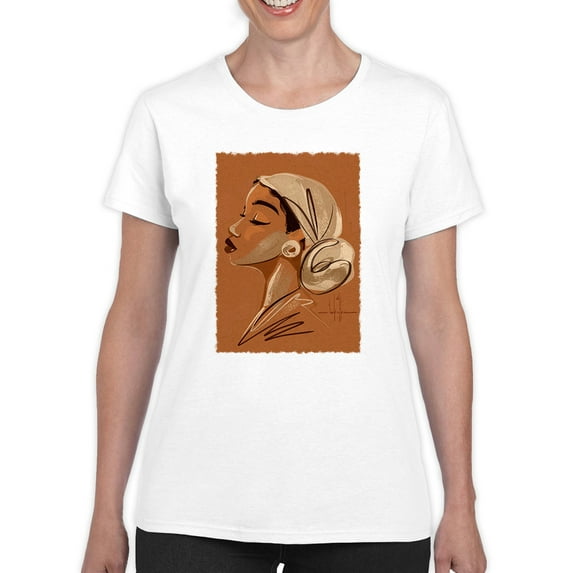 Pastell Woman's Side Profile T-Shirt Women -David Coleman Jr Designs, Female Large