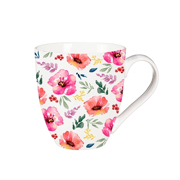 Pastels of Nature Ceramic Cup O' Java, 17oz, Gift Box