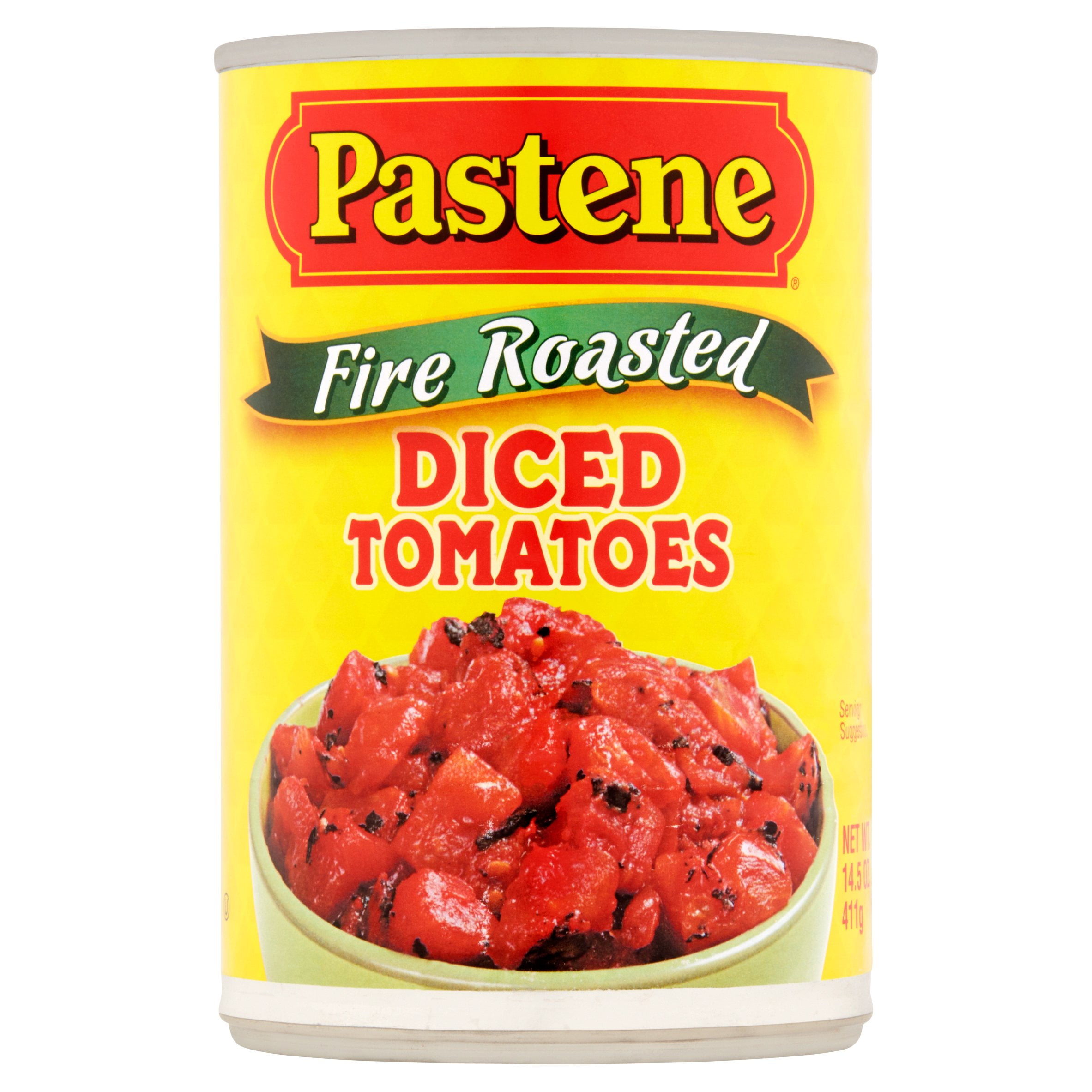 Pastene Fire Roasted Diced Tomatoes, 14.5 Oz