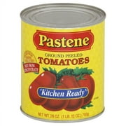 Pastene Ground Peeled Tomatoes 28 oz, Gluten-Free, No Preservatives