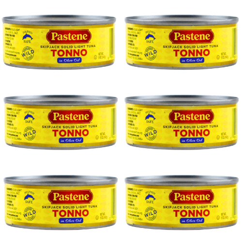 Pastene Tonno Tuna in Olive Oil, 3 Ounce (6 Pack)