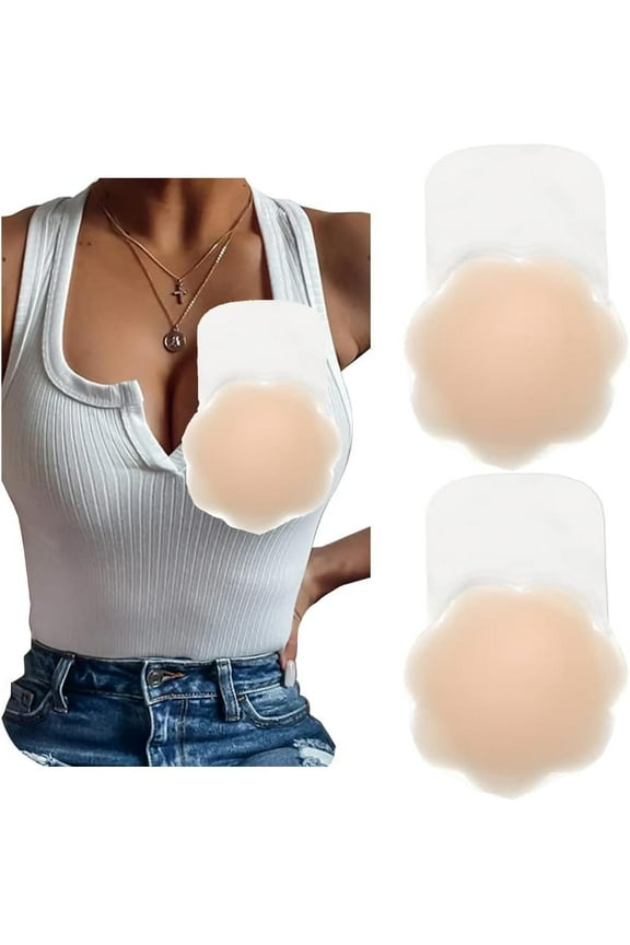 Pasties Nipple Covers Breast Lift Tape Large Silicone Nipple Cover Reusable Breast Tape