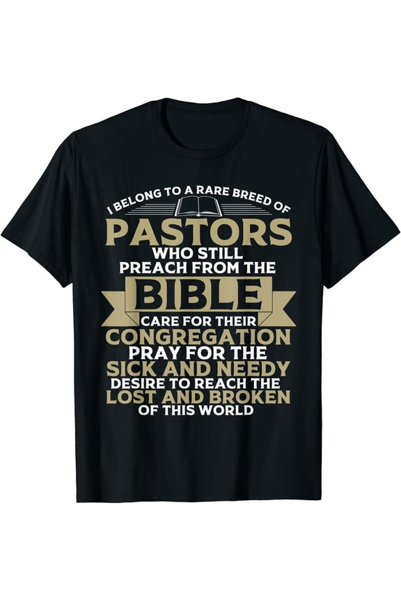 Pastor Appreciation Clergy Ministry Church Worship Preacher Religious Leader T-Shirt