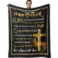 thumbnail image 1 of Pastor Appreciation Gifts Blanket 60" x 50" - Pastor Gifts for Men - Pastor Appreciation Gifts for Men - Gift for Pastor Appreciation Day - Unique Pastor Gifts - Best Pastor Appreciation Gifts, 1 of 5