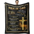 thumbnail image 1 of Pastor Appreciation Gifts Blanket 60" x 50" - Pastor Gifts for Men - Pastor Appreciation Gifts for Men - Gift for Pastor Appreciation Day - Unique Pastor Gifts - Best Pastor Appreciation Gifts, 1 of 5