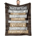 thumbnail image 1 of Pastor Appreciation Gifts for Men Pastor Gifts for Men Unique Pastor Gifts Pastor Birthday Gifts for Pastor Appreciation Day Clergy Appreciation Gifts Blanket 60x50 Inch, 1 of 6
