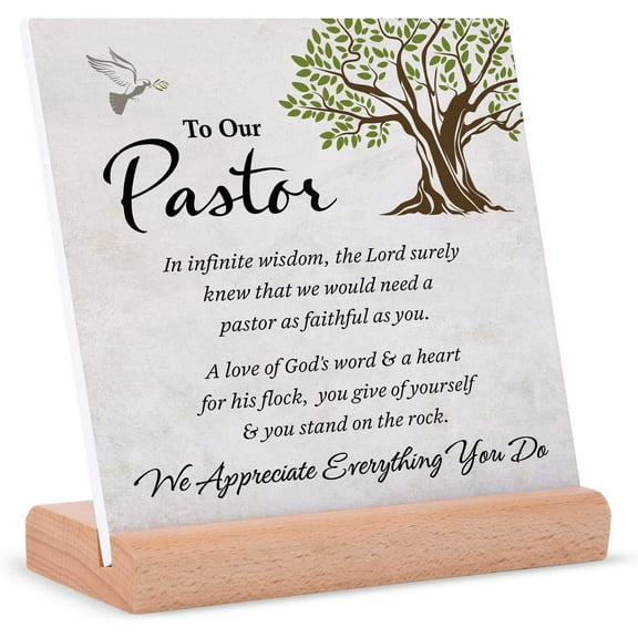 Pastor Appreciation Gifts For Men, Women, Unique Pastor Gifts, Gifts For Pastor Appreciation Day, Pastor Appreciation Plaque, Pastor Appreciation Cards