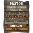 thumbnail image 1 of Pastor Appreciation Gifts Pastor Blanket Bible Verse Christian Lion Prayer Religious Throw Blankets for Couch Sofa Bed Warm Gifts 50"x60" in, 1 of 6