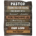 thumbnail image 1 of Pastor Appreciation Gifts, Pastor Blanket, Pastor Gifts for Men, Gifts for Pator Appreciation Day Bible Verse Christian Prayer Religious Throw Blankets 60"x50", 1 of 5