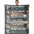 thumbnail image 1 of Pastor Appreciation Gifts, Pastor Blanket, Pastor Gifts for Men, Gifts for Religious Christian Inspirational Throw Blanket 60"x50", 1 of 6