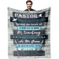 thumbnail image 1 of Pastor Appreciation Gifts, Pastor Gifts for Men, Gifts for Pastor Blanket 60"x50", Christian Gifts for Men Religious, Gifts for Pastor Appreciation Day, Pastor Gift Ideas for Birthday, 1 of 6