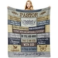 thumbnail image 1 of Pastor Appreciation Gifts, Pastor Gifts for Men, Gifts for Pastor Blanket 60"x50", Christian Gifts for Men Religious, Inspirational Gifts for Men, Pastor Gift Ideas for Birthday Christmas Fathers Day, 1 of 6