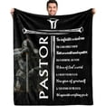 thumbnail image 1 of Pastor Appreciation Gifts,Pastor Gifts for Men Women,Pastor Appreciation Day Gifts,Thank You Gift for Pastor,Pastor Gift Ideas,Christmas Christian Gifts for Pastor Throw Blanket 60x50 Inches, 1 of 6