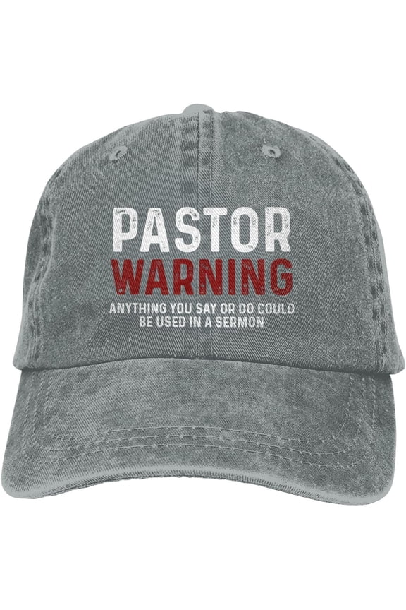 Pastor Appreciation Gifts - Pastor Gifts for Men,Pastor Warning Hat,Pastor Warning Cap,Gift for Pastor Appreciation