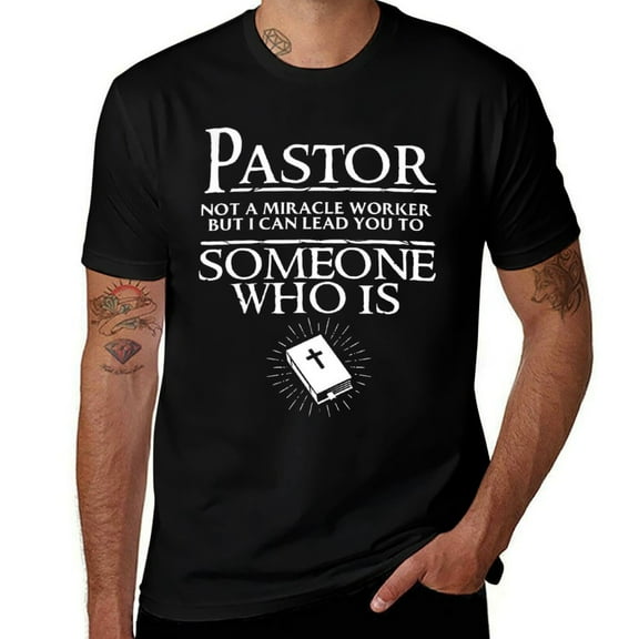 Pastor Appreciation Mens T Shirts Cotton Short Sleeve T-Shirt Crew Neck Tees Casual Shirt