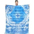 thumbnail image 1 of Pastor Appreciation Presents - Pastor Presents for Men Women,Pastor Appreciation Decorations Throw Blankets,Thank You Present for Pastor Appreciation Day, Christmas 60"X50", 1 of 6
