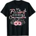thumbnail image 1 of Pastor Has Awesome Congregation Church Christian For Womens T-Shirt, 1 of 3