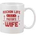 thumbnail image 1 of Pastor Mug, Rockin Life As A Pastor Coffee Mug, Jesus Cup For Christian, Biblical Mugs, Preacher Gifts Religious Mugs Funny Pastor Mug, Pastor Appreciation Mugs Birthday Gifts For Pastor, 1 of 5