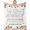 thumbnail image 1 of Pastor''s Wife Appreciation Gift, Pastor''s Wife Gifts, Thank You Gifts for Pastor''s Wife, Christmas Birthday Gifts for Pastor''s Wife, Religious Gift Ideas for Pastor’s Wife Blanket 50"X60", 1 of 6