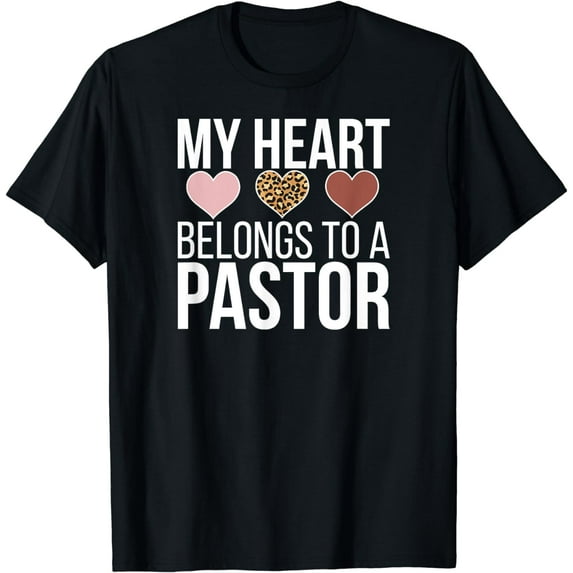 Pastor's Wife Heart Pastor Wife Of A Pastor T-Shirt