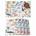 thumbnail image 1 of Pastoral Botanical Placemats Set of 4 Spring Summer Floral Farmhouse Place Mats Indoor Wipeable Table Mats Washable Cloth Dining Table Placemats for Kitchen Holiday Party Home Decor 13x19 Inch, 1 of 9
