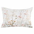 thumbnail image 1 of Pastoral Botanical Throw Pillow Cover 20 x 26 Inch Decorative Pillow Cover Vintage Watercolor Floral Lumbar Pillowcase Seasonal Rectangle Cushion Case for Couch Sofa Bed Living Room, 1 of 7