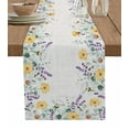 thumbnail image 1 of Pastoral Eucalyptus Lavender Flower Plant Table Runner Coffee Tablecloth Wedding Decor Modern Home Table Runners Table Mats, 1 of 5