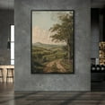 thumbnail image 1 of Pastoral Landscape Poster, Rustic Countryside Scenery, Rural Charm, Wall Decor, Ready To Hang, Nature Lover Gift, Unframed Canvas Size 12x18, 1 of 4