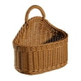 thumbnail image 1 of Pastoral Rattan-Like Hand-Woven Storage Basket Living Room Kitchen Hanging Basket Living Room Fruit Sundries Organizer, 1 of 4