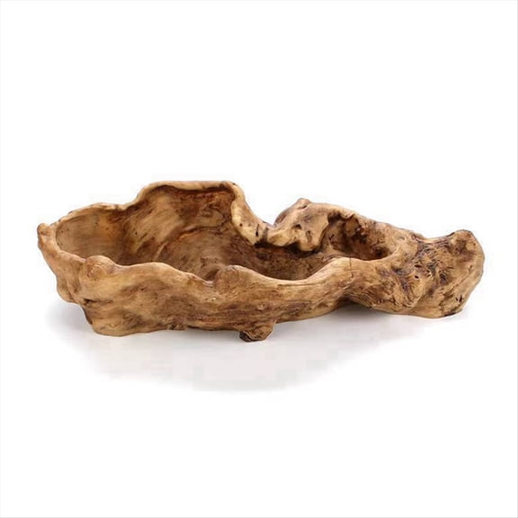 Pastoral Retro Landscape Flower Pot Resin Tree Stump Planter Artificial Driftwood Sculpture Rustic
