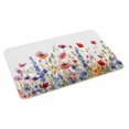 thumbnail image 1 of Pastoral Spring Floral Doormat Outdoor Entrance 18"x30", Elegant Summer Flower Botanical Absorb Moisture Dirt Door Mats, Non-Slip Rubber Backing Floor Mats Indoor, Low-Profile Front Door Rugs, 1 of 9