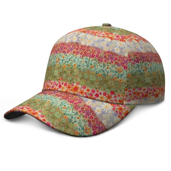 Pastoral Style Boho Baseball Cap – Vintage Geometric Minimalist Dad Hat with Ink Sketch Print, Retro Rustic Tribal Aesthetic Cap for Outdoor Hiking and Casual Wear