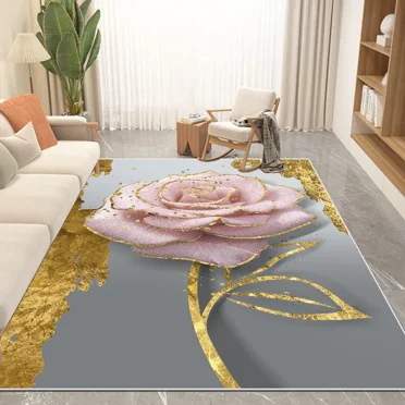 Pastoral Style Carpets for Living Room Home ration Bedroom Rugs Non-slip Large Size Luxury Rug Custo