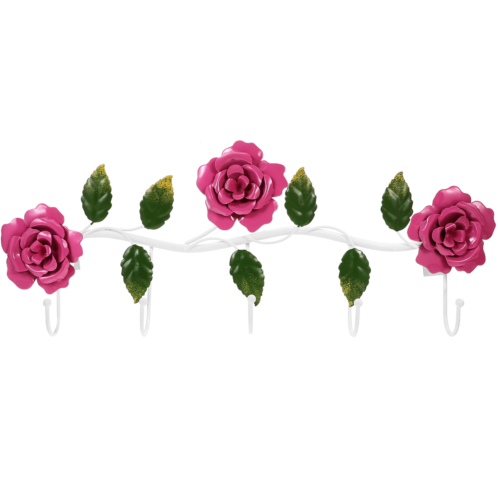 Pastoral Style Hook Rack Iron Art Rose Hook Door Back Hook Bag Clothes ...