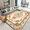 thumbnail image 1 of Pastoral Style Luxury Living Room Carpets 3D Flower Home ration Bedroom Rug Non Slip Large Area Rug, 1 of 5