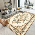 thumbnail image 1 of Pastoral Style Luxury Living Room Carpets 3D Flower Home ration Bedroom Rug Non Slip Large Area Rug, 1 of 5