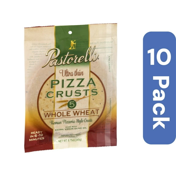 Pastorelli Pizza Crust White Thin 7 Inch 5 Count 8.75 oz (Pack Of 10)