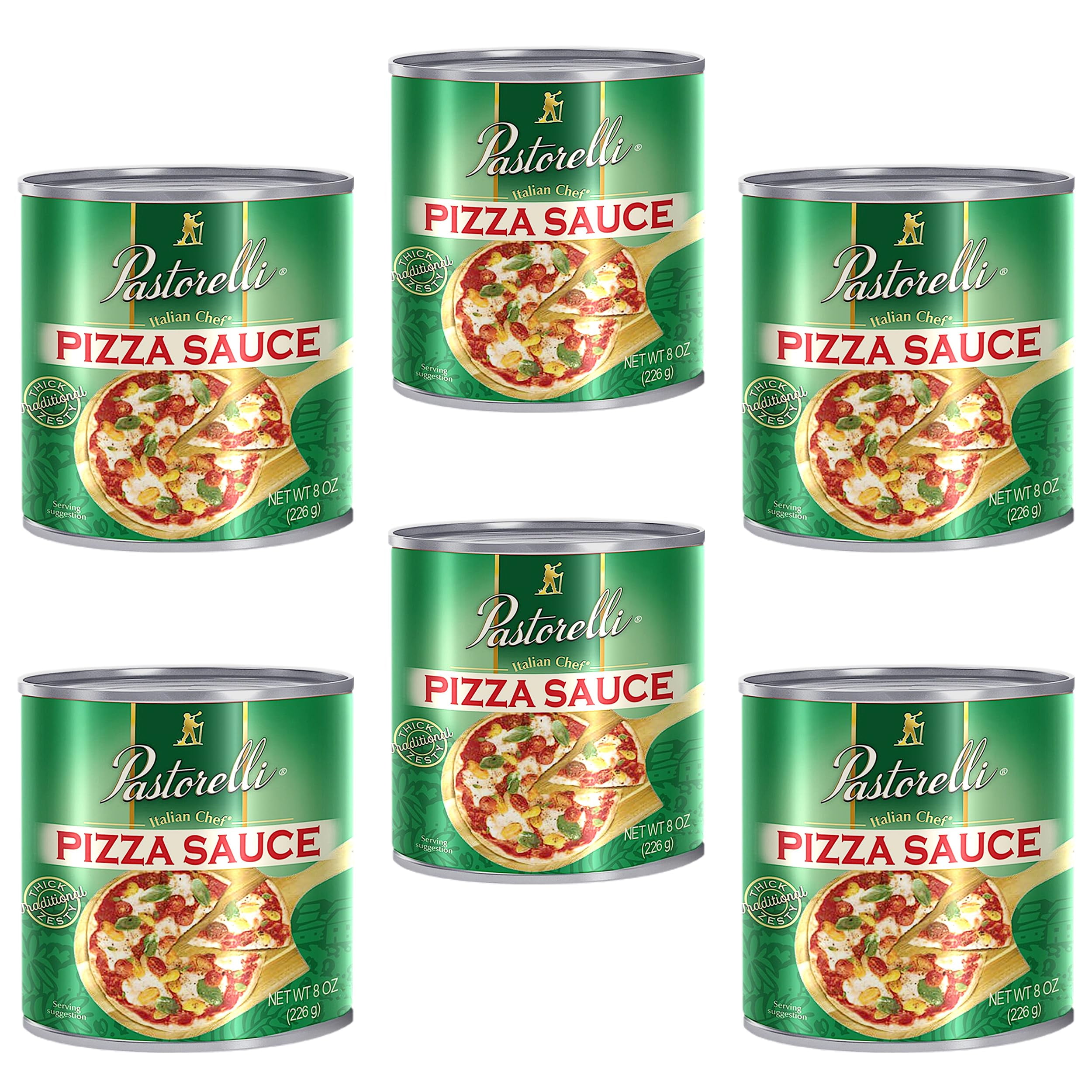 Pastorelli Pizza Sauce, Original Authentic Italian Pizza Sauce with Extra Virgin Olive Oil and