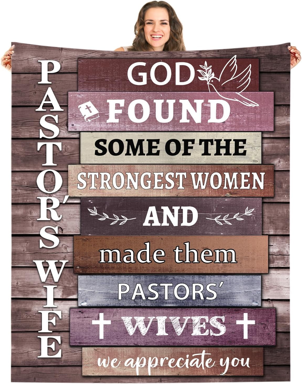 Pastors Wife Appreciation Gifts, Pastor''s Wife Blanket, Pastor Gifts