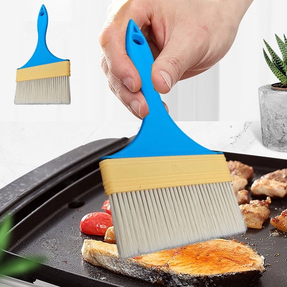 Pastry Basting Brush Natural Bristle - Food Grade Wooden Handle, Heat Resistant 660°F, Non-Shedding & Durable Kitchen Utensils for Cooking, Baking, Butter, BBQ, Oil Sauce & Egg Wash (XL, 1 Pack)
