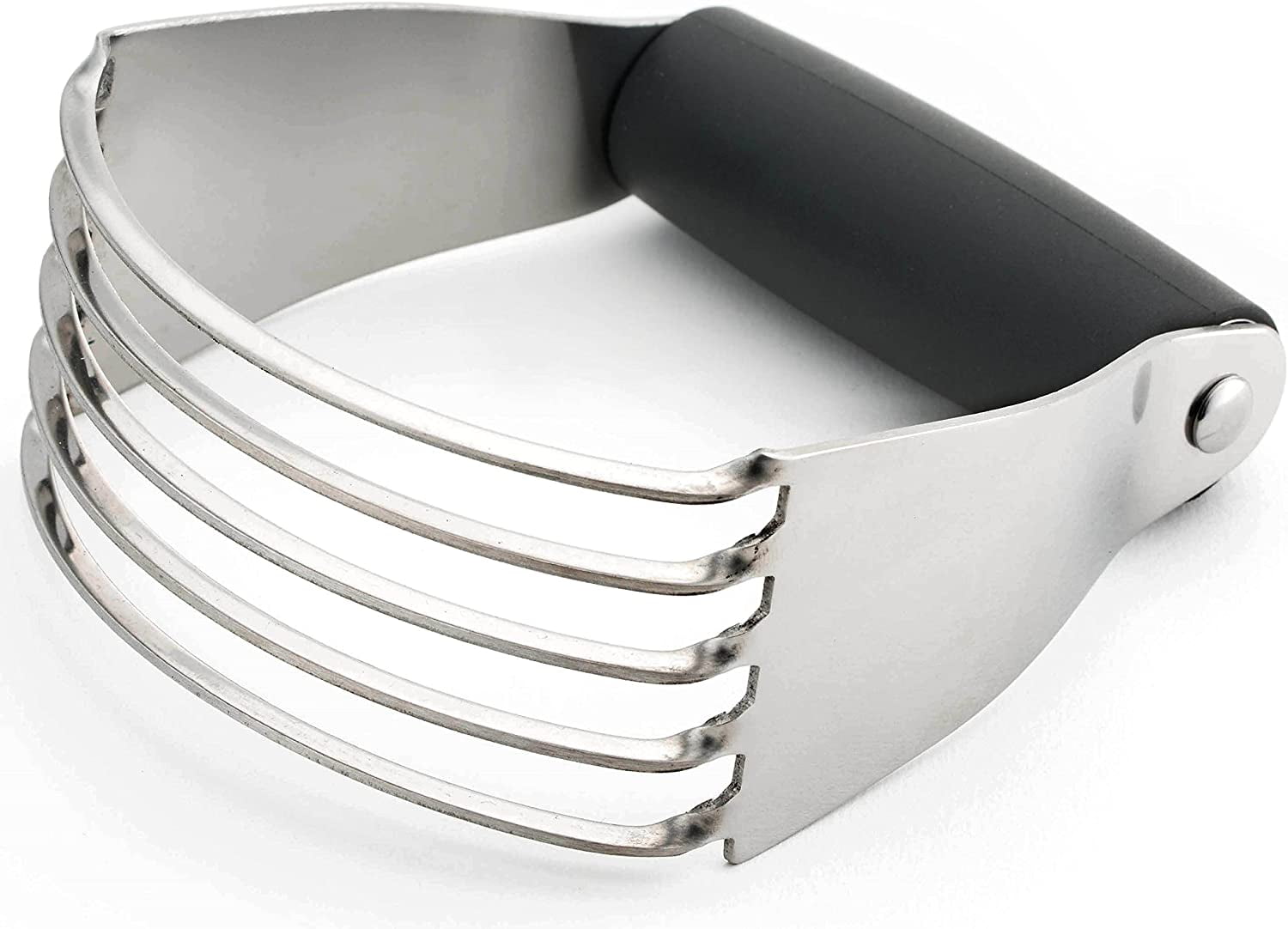Pastry Blender Dough Cutter - Soft Grip Handle & Stainless Steel Blades - Professional Flour Mixer for Pasta, Pie Crust and Cake