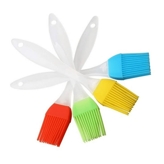 Pastry Brushes,Silicone Pastry Brush for Baking Kitchen Cooking Grill Bbq Basting Oil Brush Egg Brush for Pastry, Heat Resistant Easy to Clean Pack-4