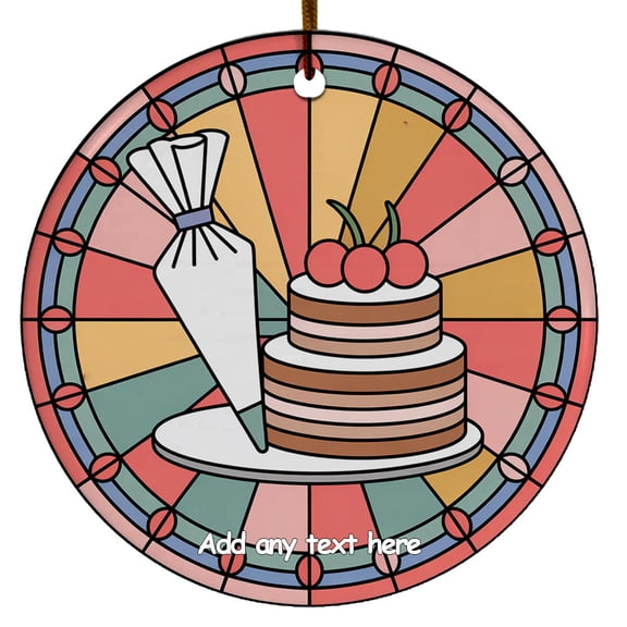 Pastry Chef Ornament  Custom Text Ornament for Family or Friends Who Loves Pastry Chef, Christmas 2025 Keepsake