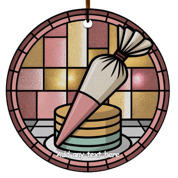 Pastry Chef Ornament  Personalized Ornament, Holiday Gifts for Pastry Chef, Colleagues, Parents or Friends, Christmas 2025