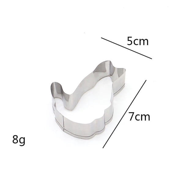 Pastry Cutter Novelty Cookie Cutters Cookie decorating Cat Shaped Aluminium Mold Sugarcraft Cake Cookies Pastry Baking Cutter Mould